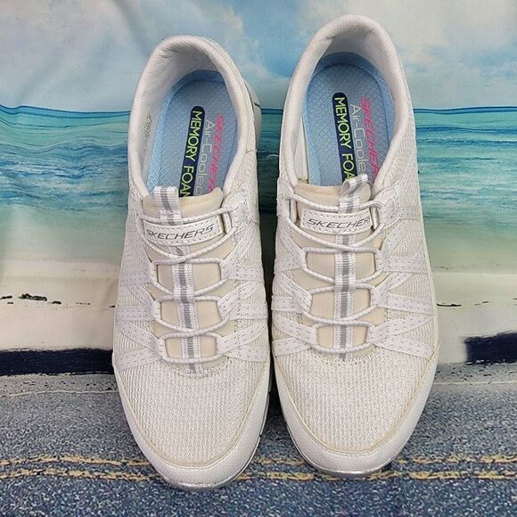 SKECHERS | White Sneakers for Women - Picture 3 of 8